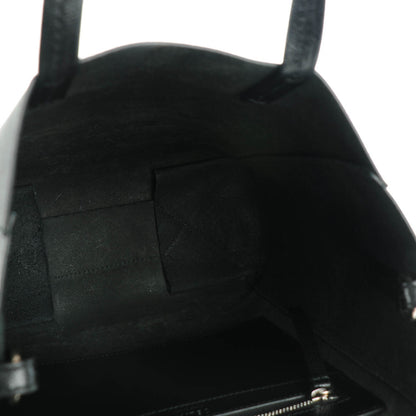 Celine Grained Calfskin Small Vertical Cabas Black 6 of 8
