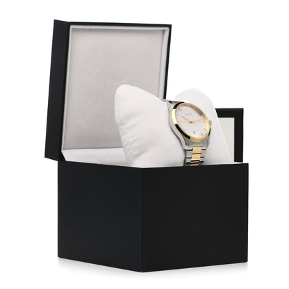 Gucci Stainless Steel 38mm G-Timeless Two Tone Quartz Watch 5 of 5