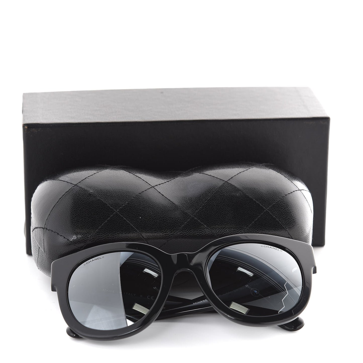 Acetate Butterfly Signature CC Sunglasses 5358 Black