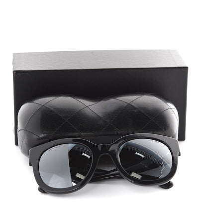 Chanel Acetate Butterfly Signature CC Sunglasses 5358 Black 8 of 8