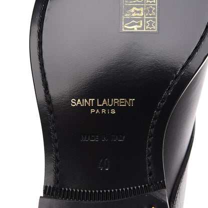 Saint Laurent Calfskin Dare 25 Jodhpur Ankle Boots 40 Black 6 of 8