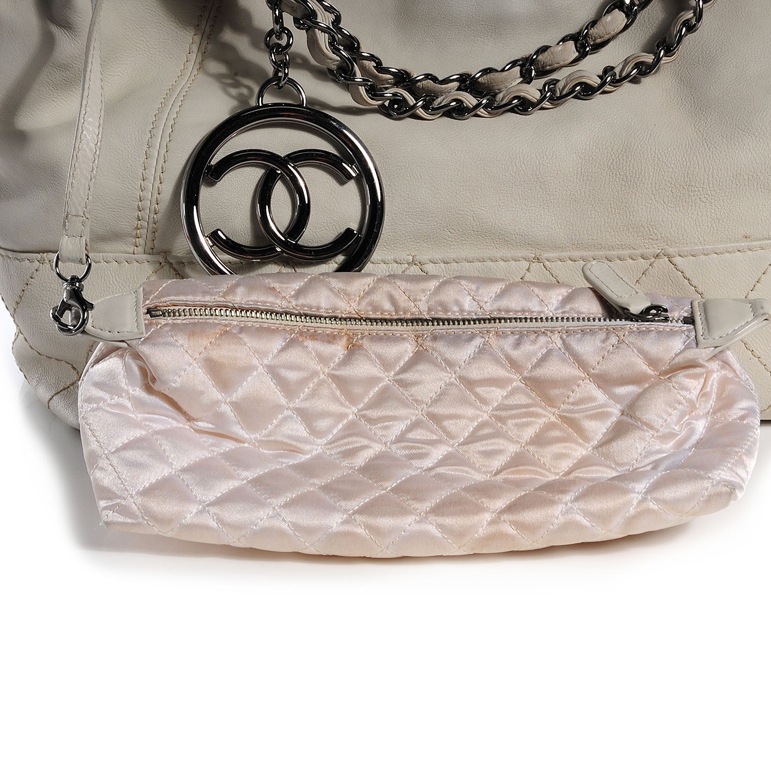 Chanel Calfskin Baby Coco Cabas White 8 of 8