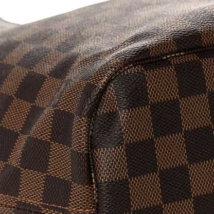 Louis Vuitton Damier Ebene Neo Neverfull MM Rose Ballerine 10 of 15