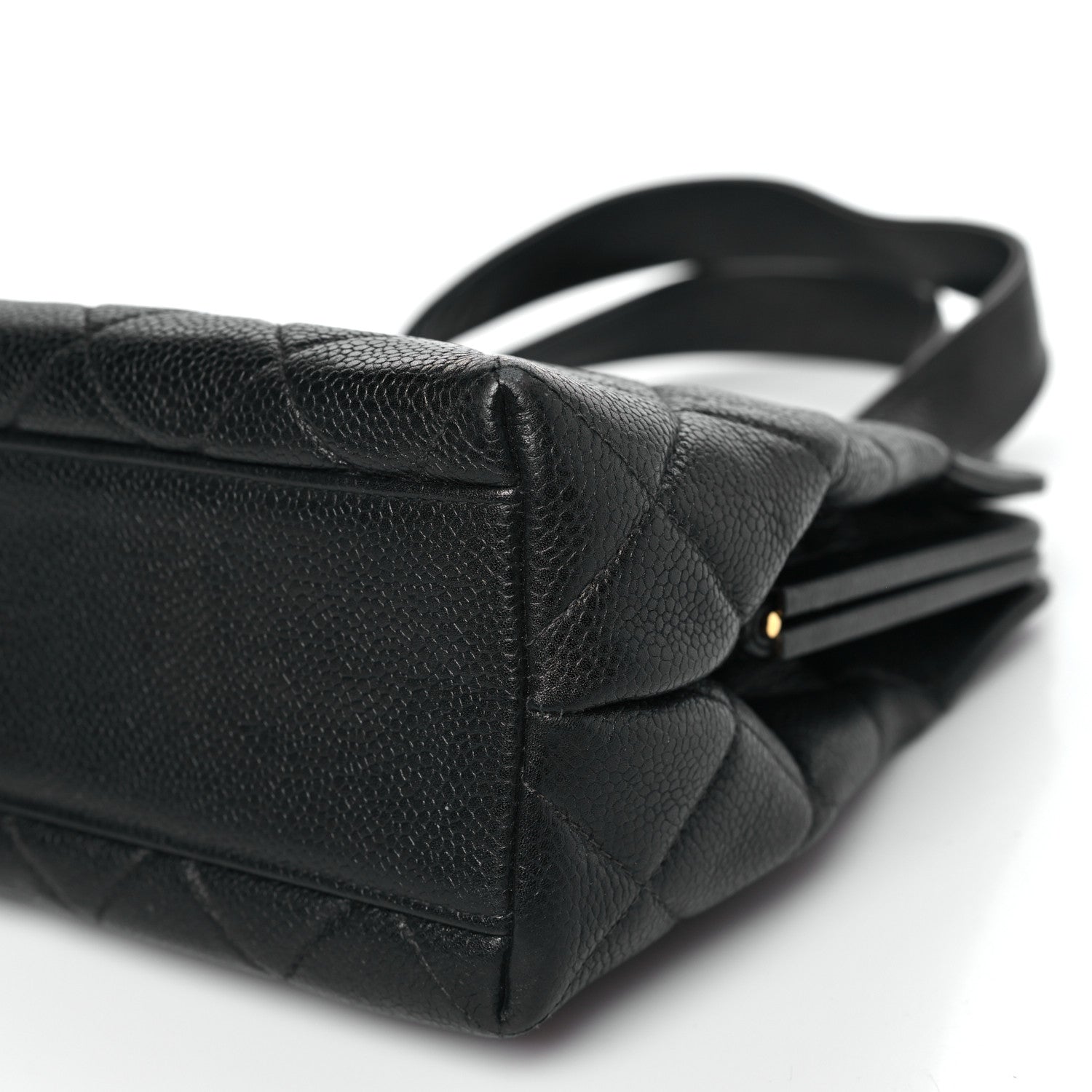 Chanel Caviar Quilted Frame Shoulder Bag Black 11 of 12