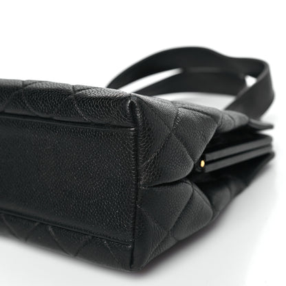 Chanel Caviar Quilted Frame Shoulder Bag Black 11 of 12