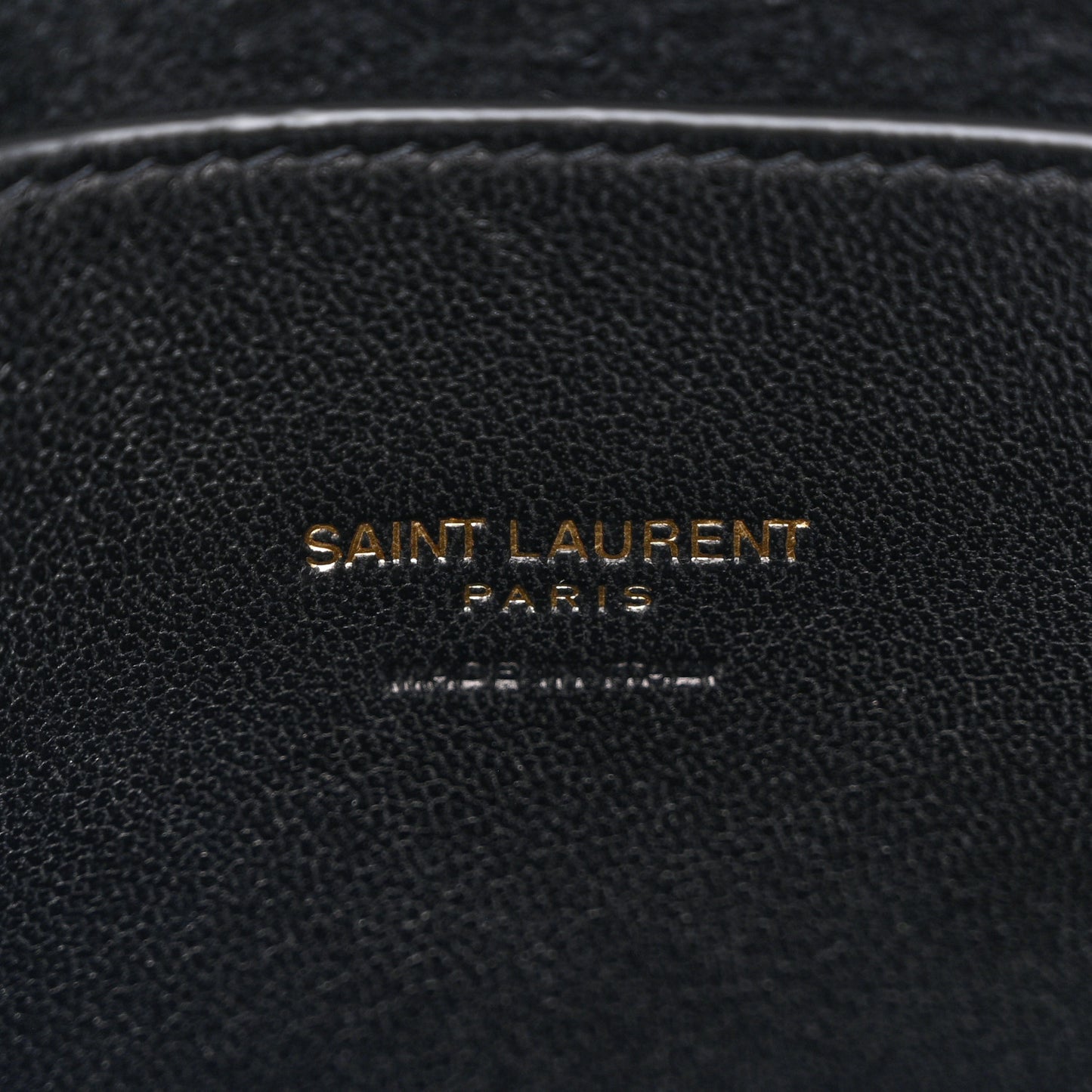 Lambskin Pochon Shoulder Bag Black
