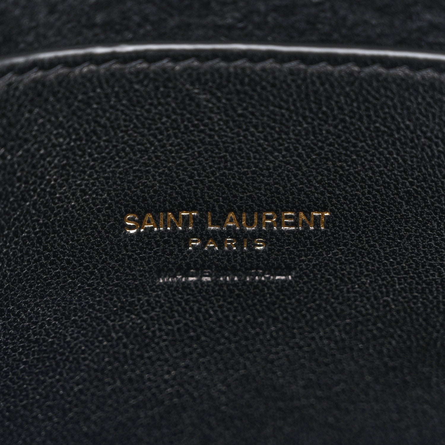 Saint Laurent Lambskin Pochon Shoulder Bag Black 6 of 10