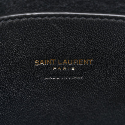 Saint Laurent Lambskin Pochon Shoulder Bag Black 6 of 10