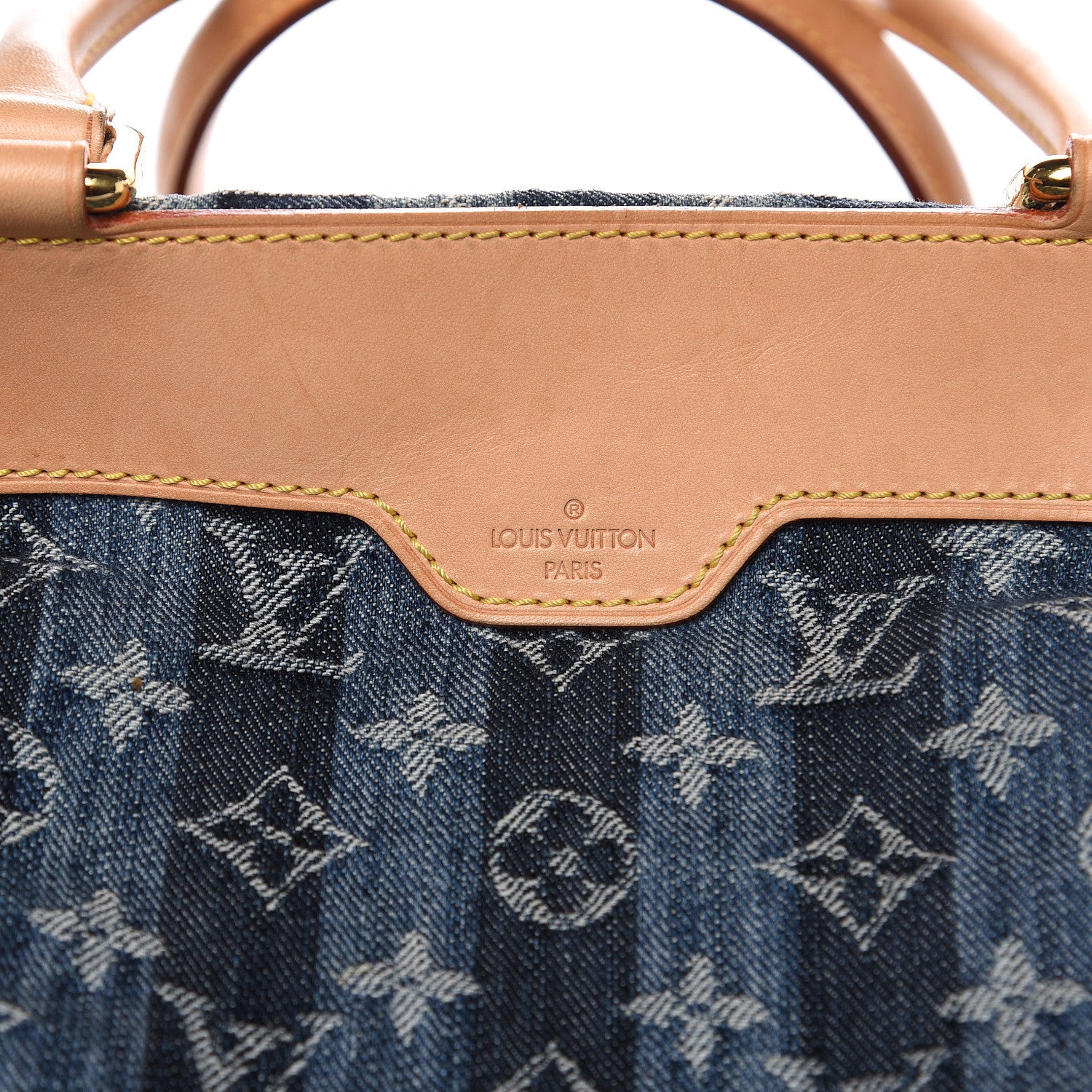 Louis Vuitton Denim Raye Cabas GM 13 of 17