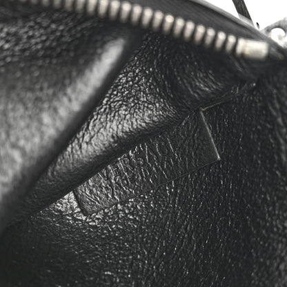 Versace Grained Calfskin Studded Medusa Wristlet Pouch Black 6 of 10