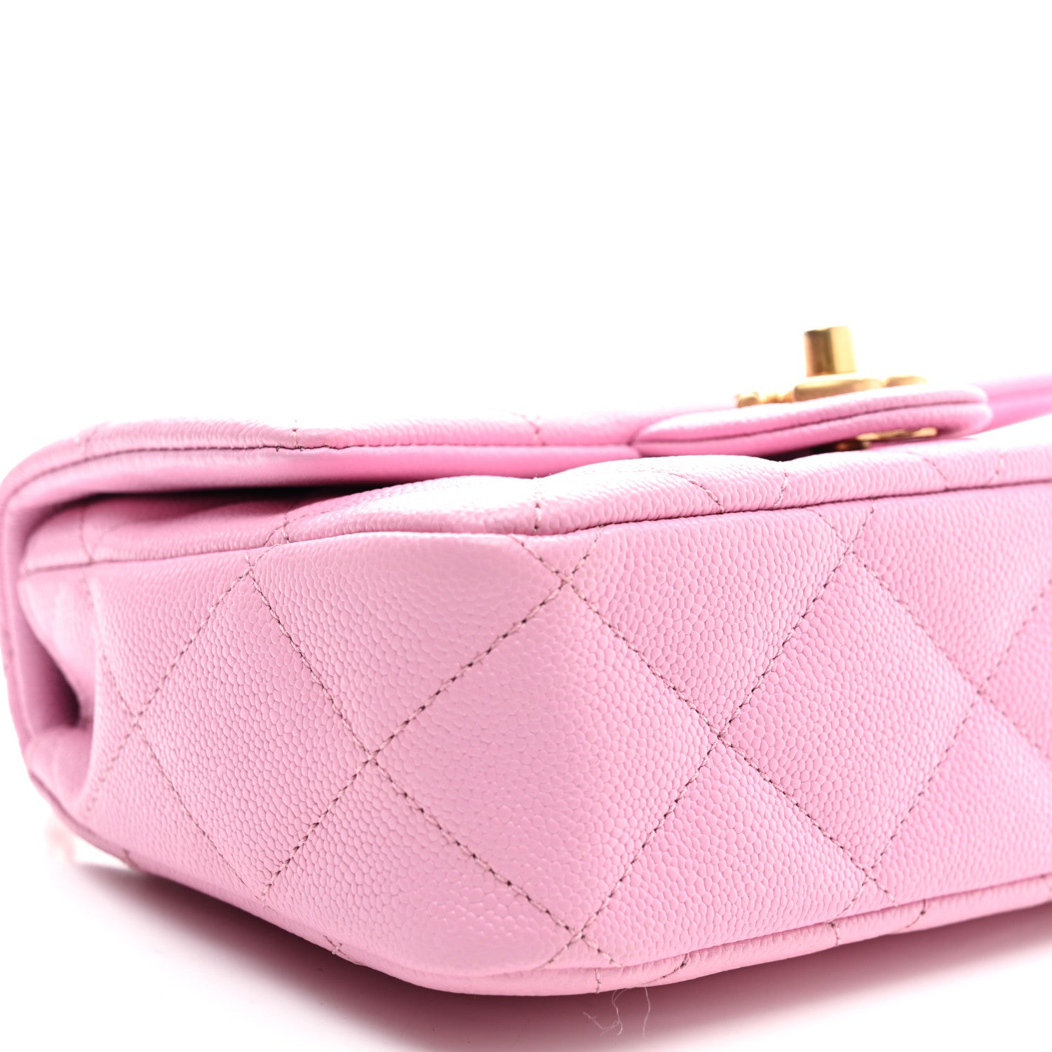Chanel Caviar Quilted Mini Sweetheart Flap Lilac 8 of 9