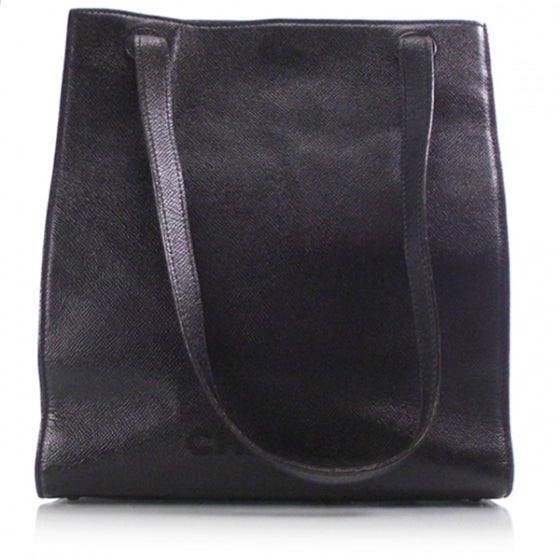 Vintage Simple Large Tote Black
