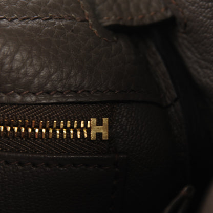 Hermes Taurillon Clemence Kelly Retourne 32 Etain 18 of 23