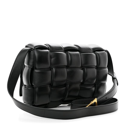Bottega Veneta Nappa Maxi Intreccio Padded Cassette Crossbody Bag Black 4 of 10
