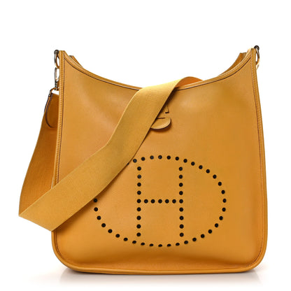 Hermes Courchevel Evelyne GM Jaune 1 of 8