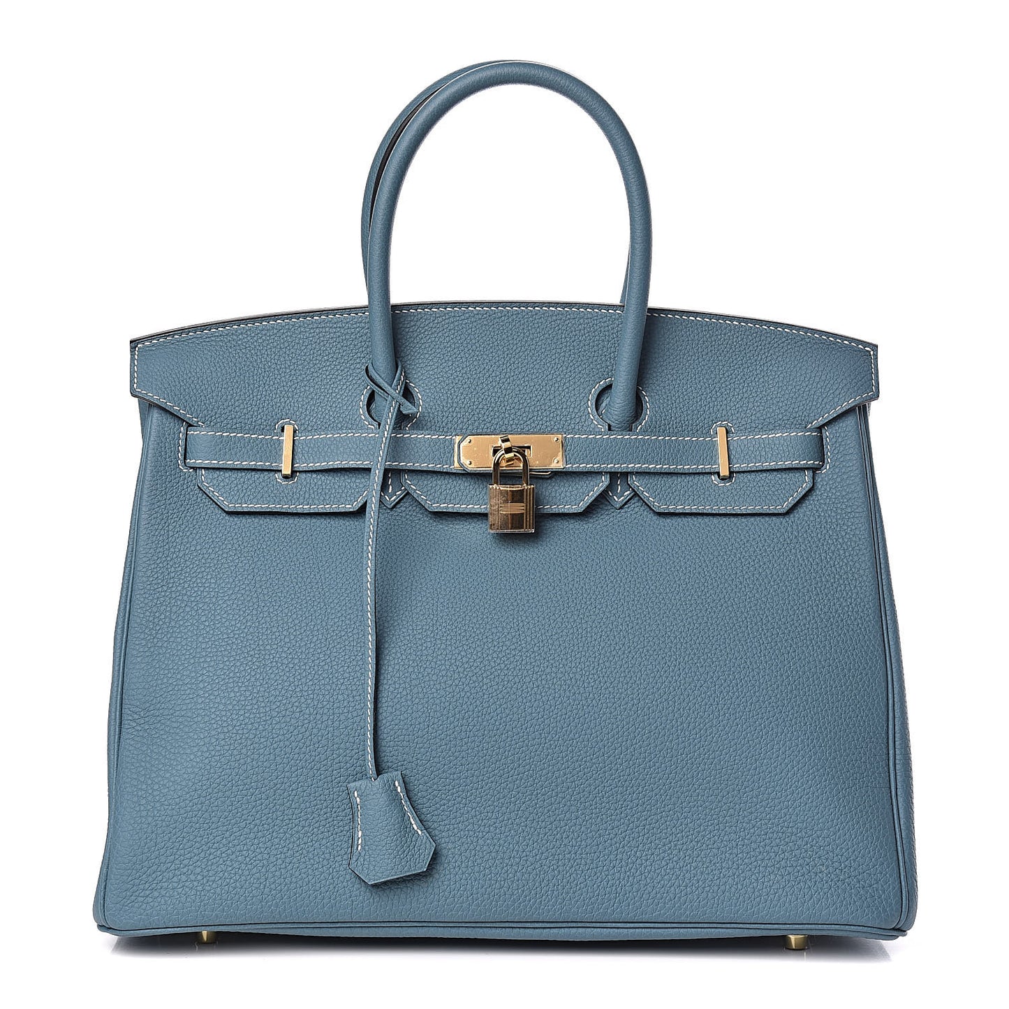 Togo Birkin 35 Blue Jean