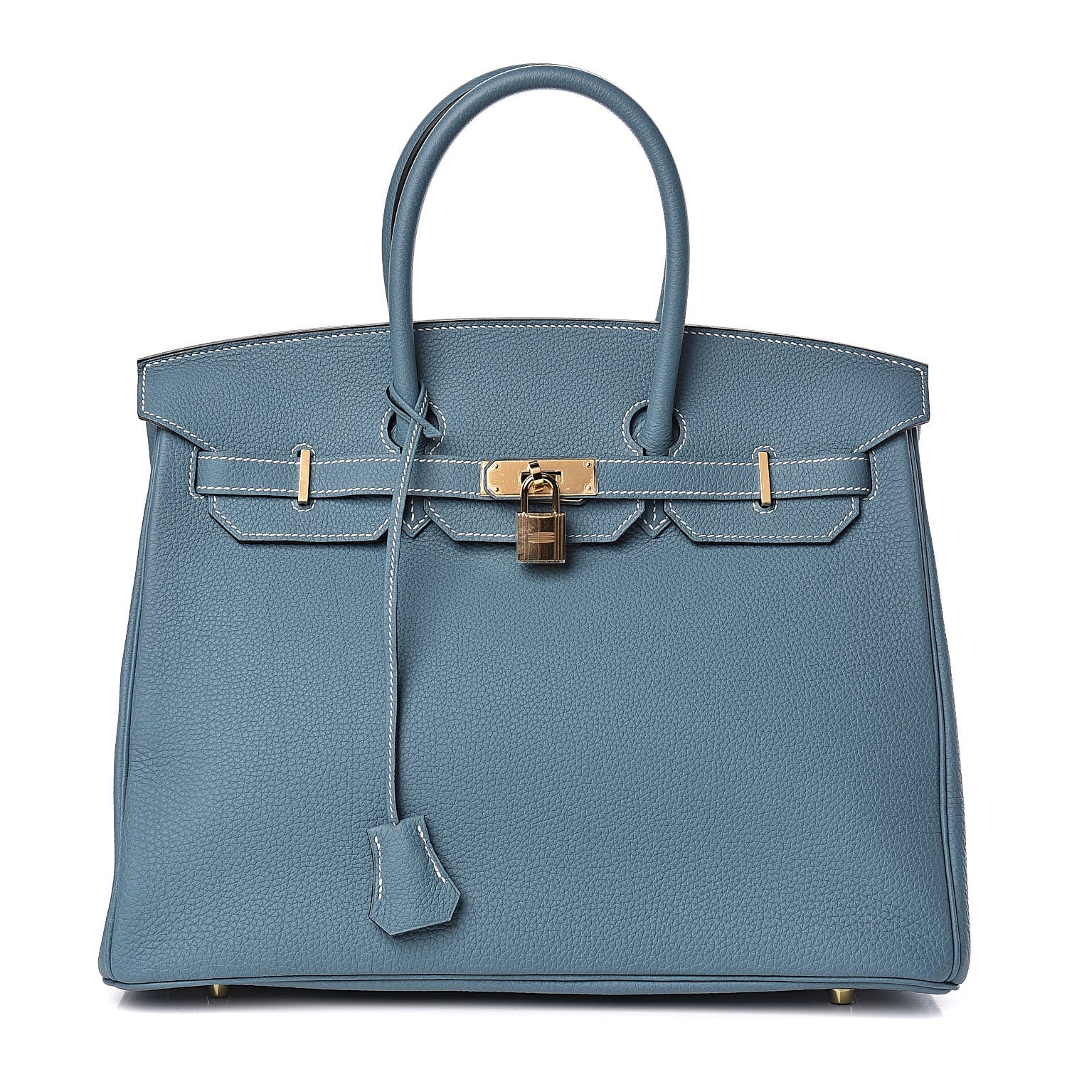 Hermes Togo Birkin 35 Blue Jean 1 of 11
