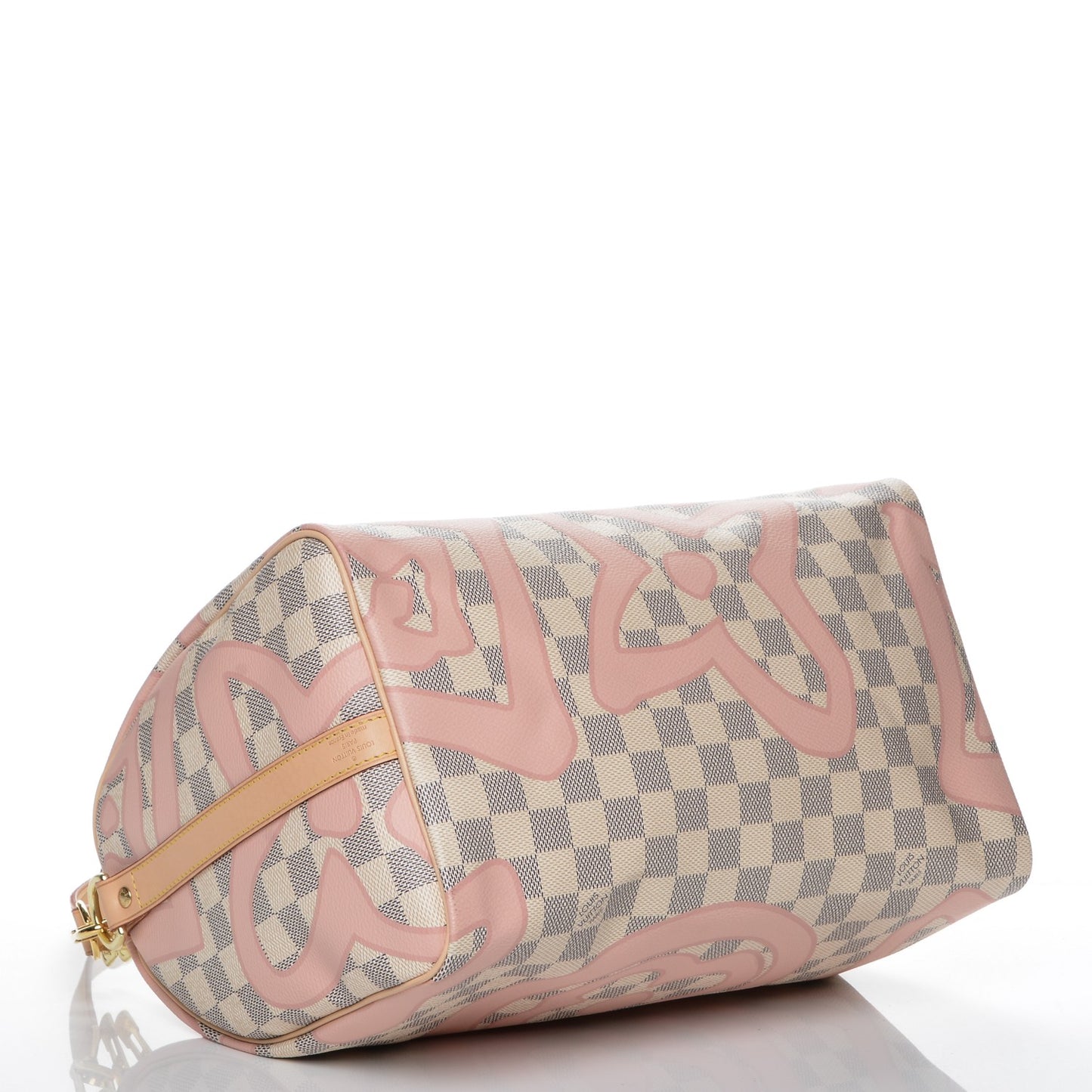 Damier Azur Tahitienne Speedy Bandouliere 30 Rose Ballerine