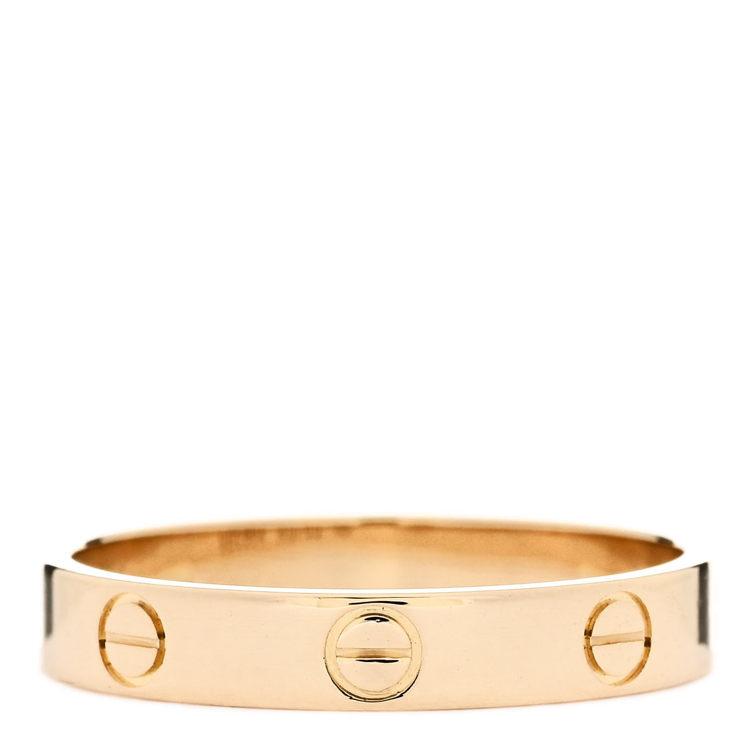 Cartier 18K Yellow Gold 3.5mm LOVE Wedding Band Ring 59 8.75 3 of 5