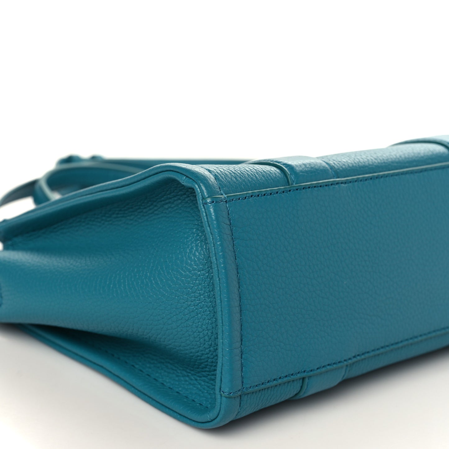 Grained Calfskin Small The Tote Bag Harbor Blue