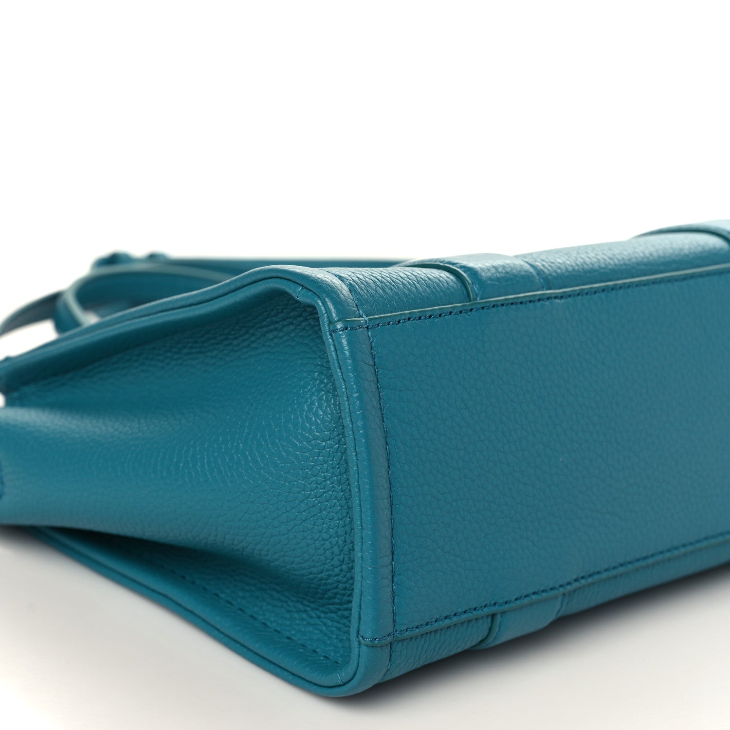 Marc Jacobs Grained Calfskin Small The Tote Bag Harbor Blue 7 of 8