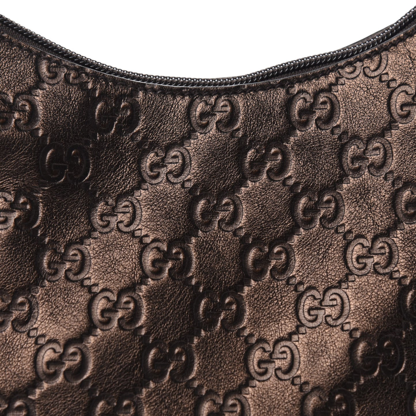 Guccissima Small Hobo Bronze