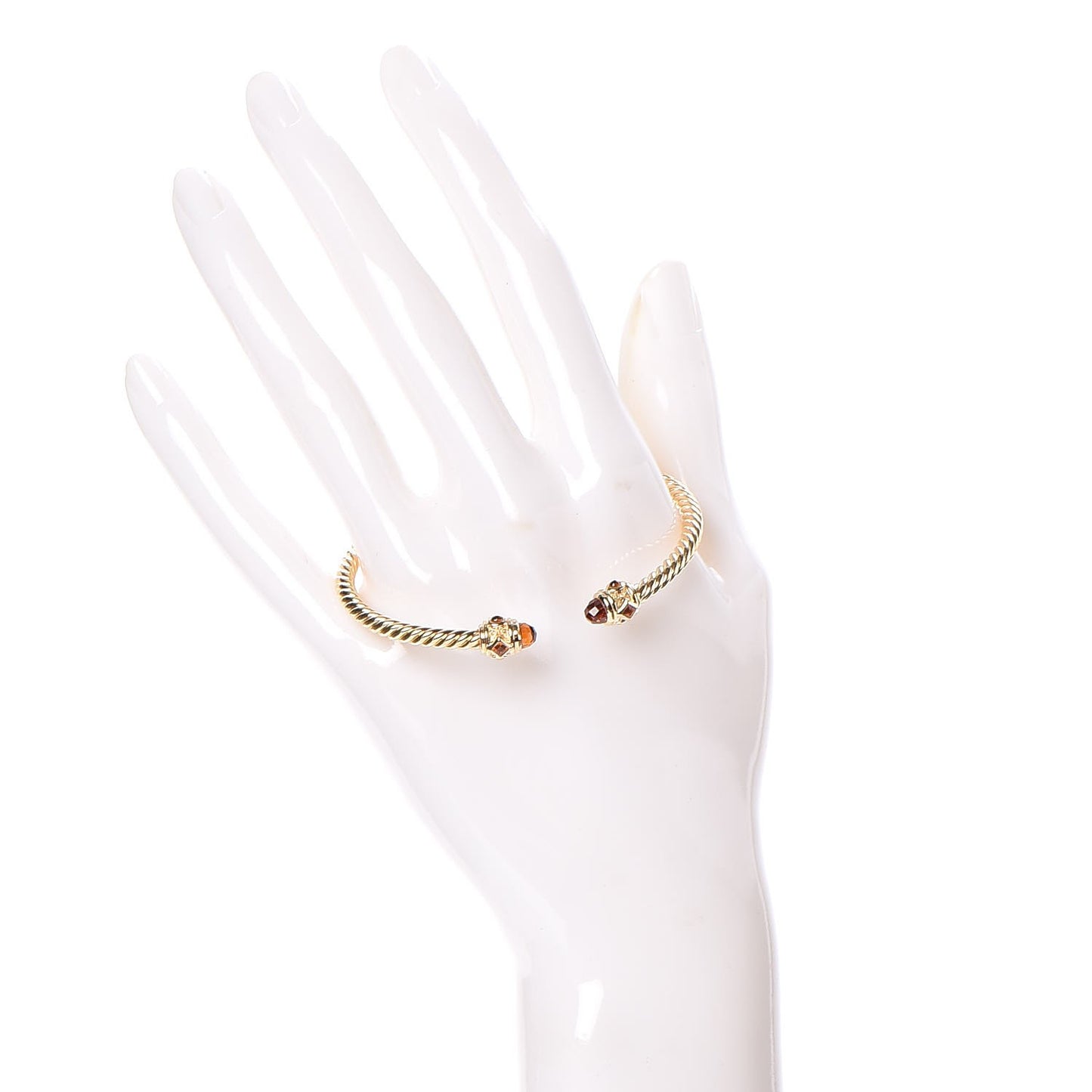 18K Yellow Gold Madeira Citrine 3.5mm Renaissance Bracelet M