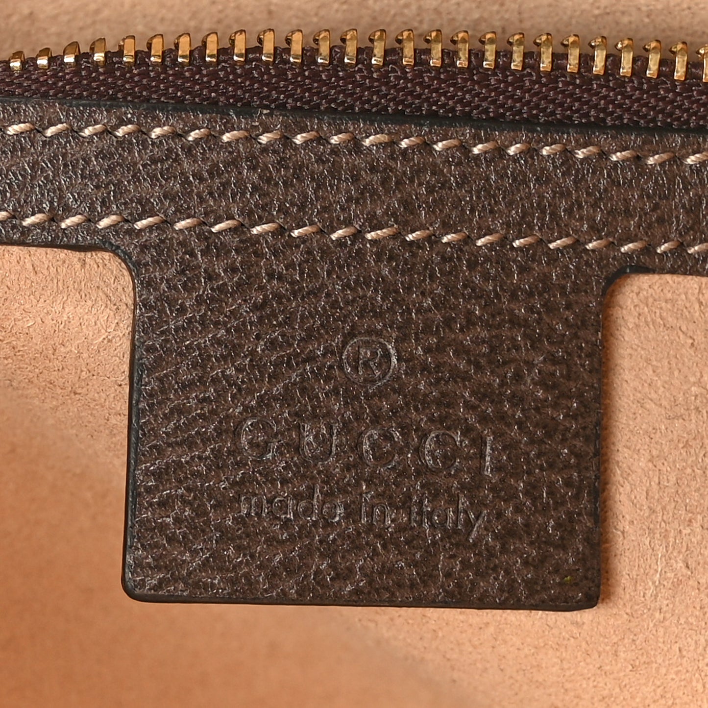 GG Supreme Monogram Web Small Ophidia Shoulder Bag Brown