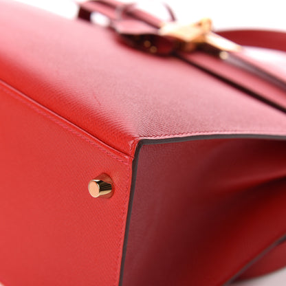 Hermes Epsom Kelly Sellier 28 Rouge Casaque 38 of 42