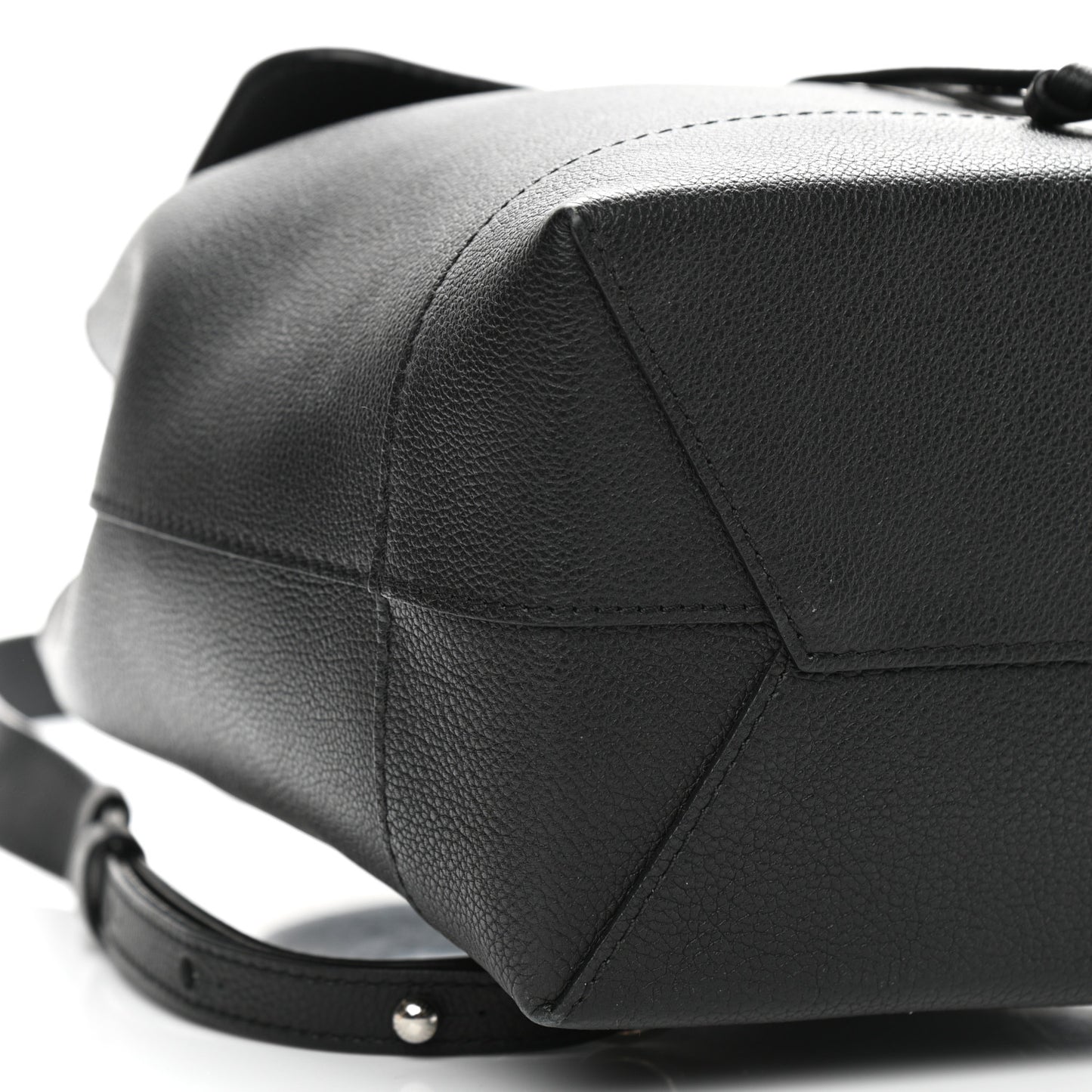 Calfskin Lockme Backpack Black