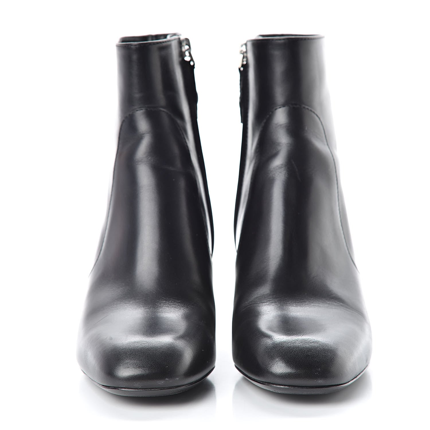 Louis Vuitton Lambskin Upstage Ankle Boots 36 Black 2 of 14