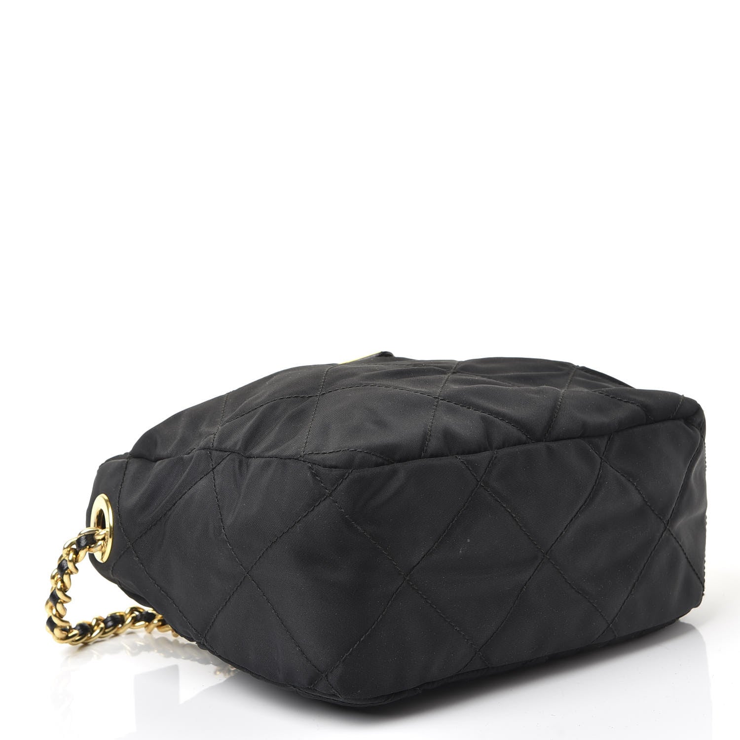 Prada Nylon Tessuto Impuntu Quilted Crossbody Bag Black 3 of 9