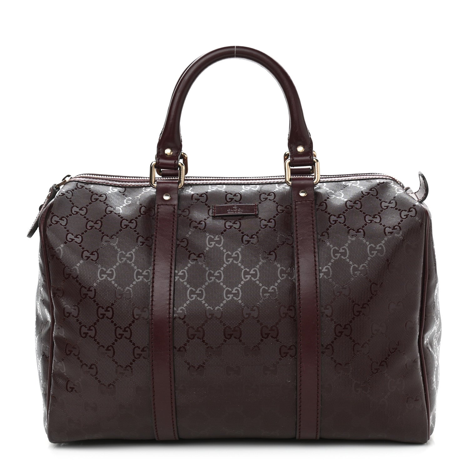 Gucci Imprime Monogram Medium Joy Boston Bordeaux 1 of 11