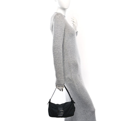 Fendi Zucchino Baguette Black 2 of 11