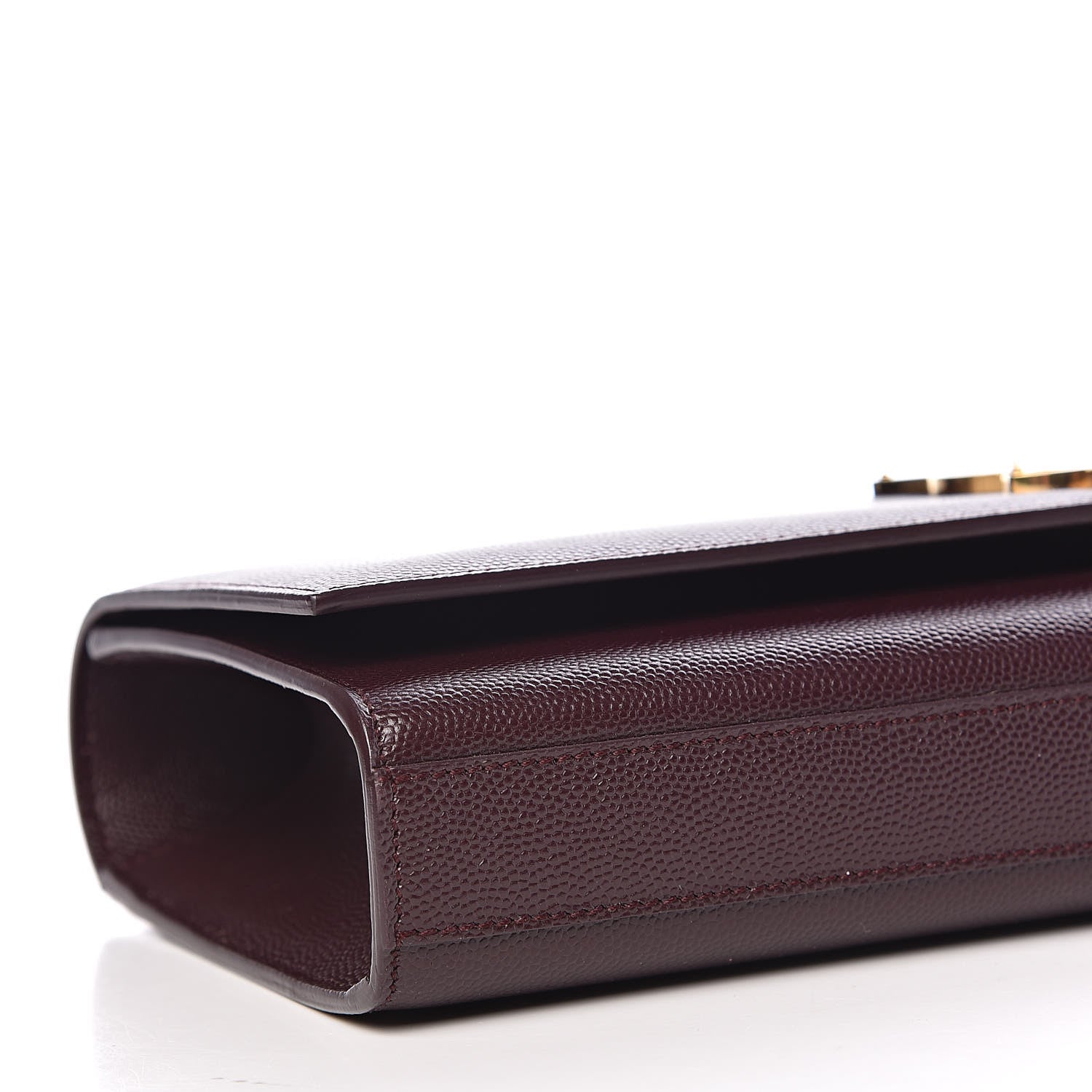 Saint Laurent Grain De Poudre Classic Monogram Cassandre Clutch Amaranto 7 of 8