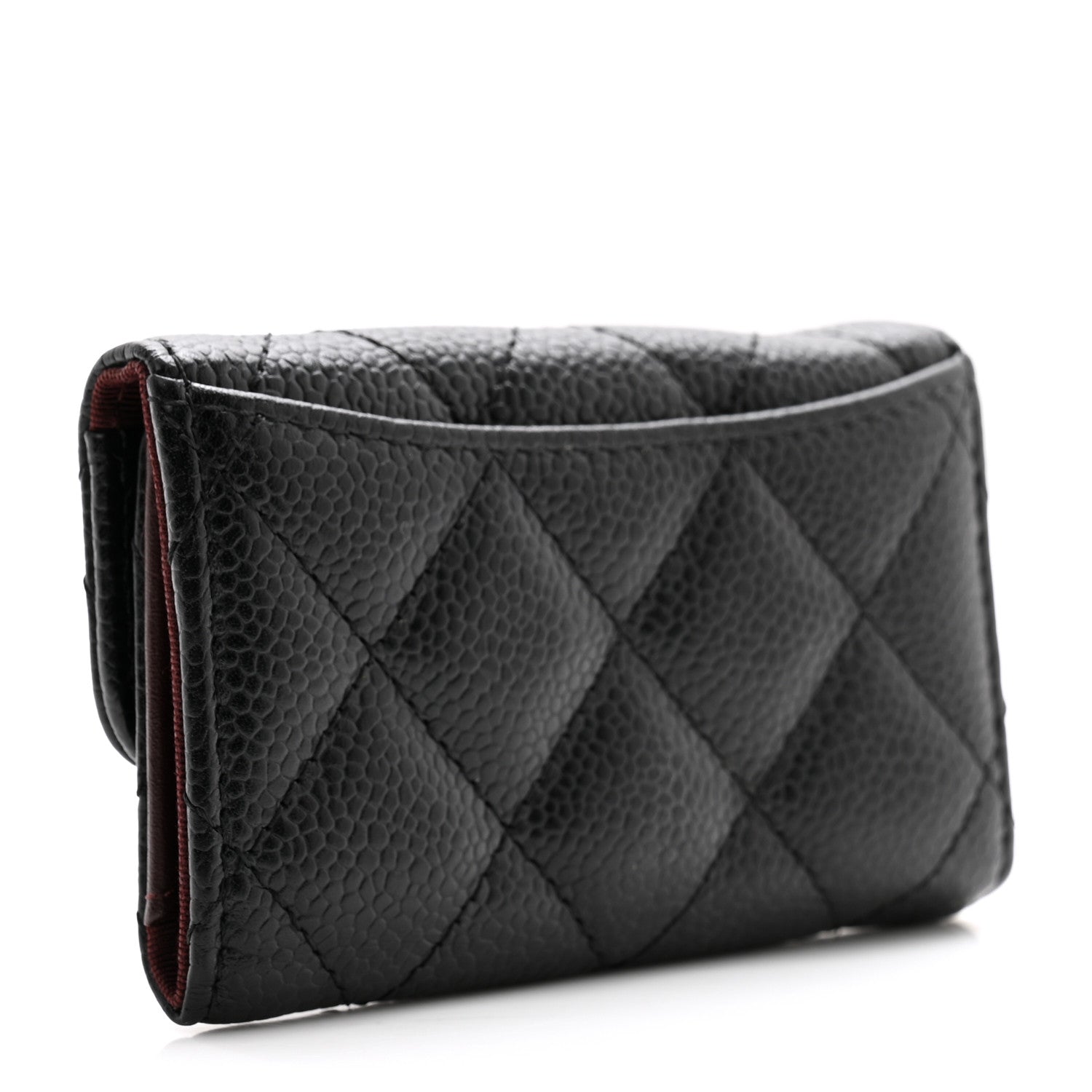 Chanel Caviar Quilted 6 Key Holder Black 3 of 10