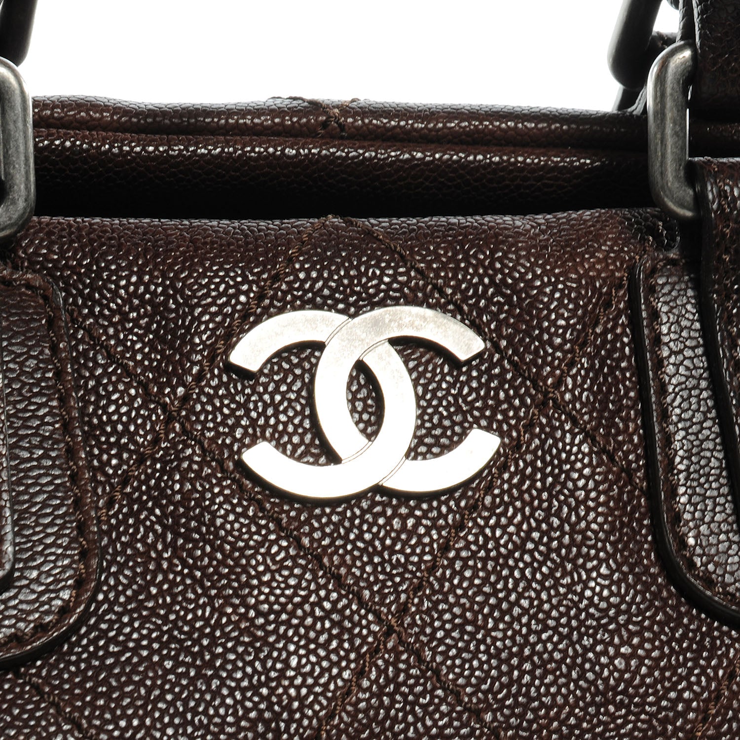 Chanel Caviar Large Outdoor Ligne Doctor Bag Brown 5 of 9