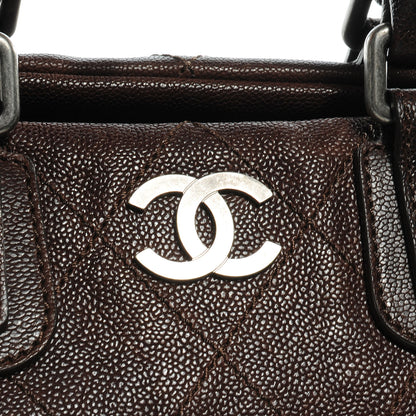 Chanel Caviar Large Outdoor Ligne Doctor Bag Brown 5 of 9