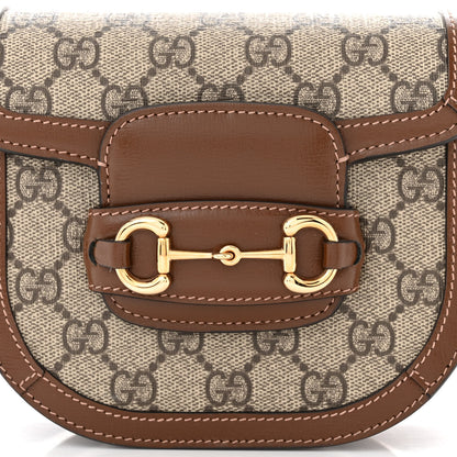 Gucci GG Supreme Monogram Horsebit 1955 Belt Bag Beige Brown Sugar 7 of 9
