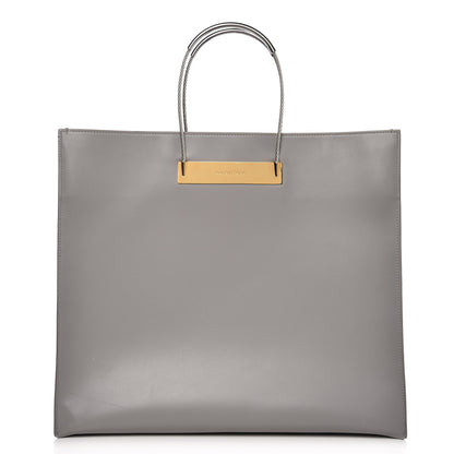 Balenciaga Soft Calfskin Medium Cable Shopper Tote Gris Vison 1 of 14