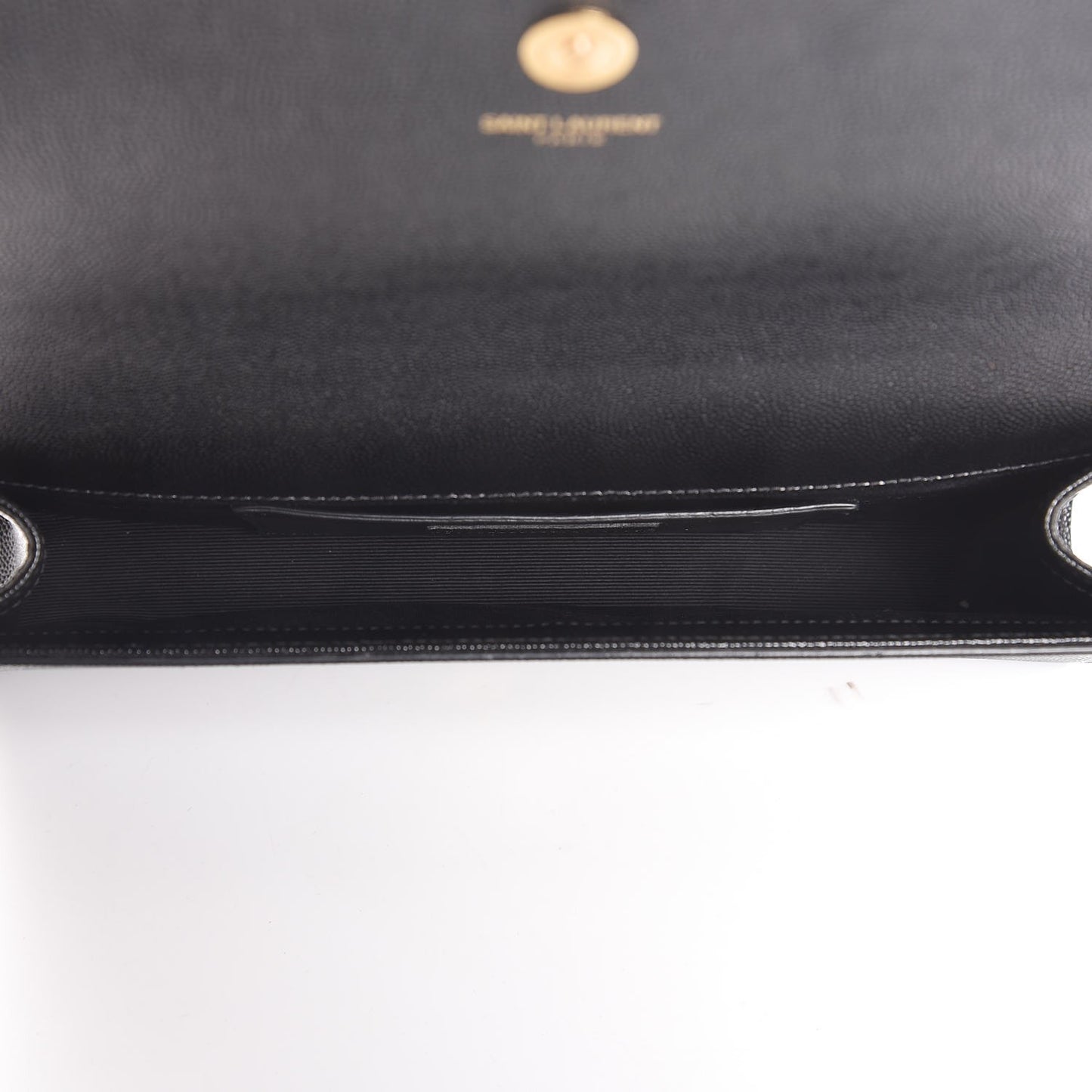 Grain De Poudre Monogram Cassandre Clutch Black