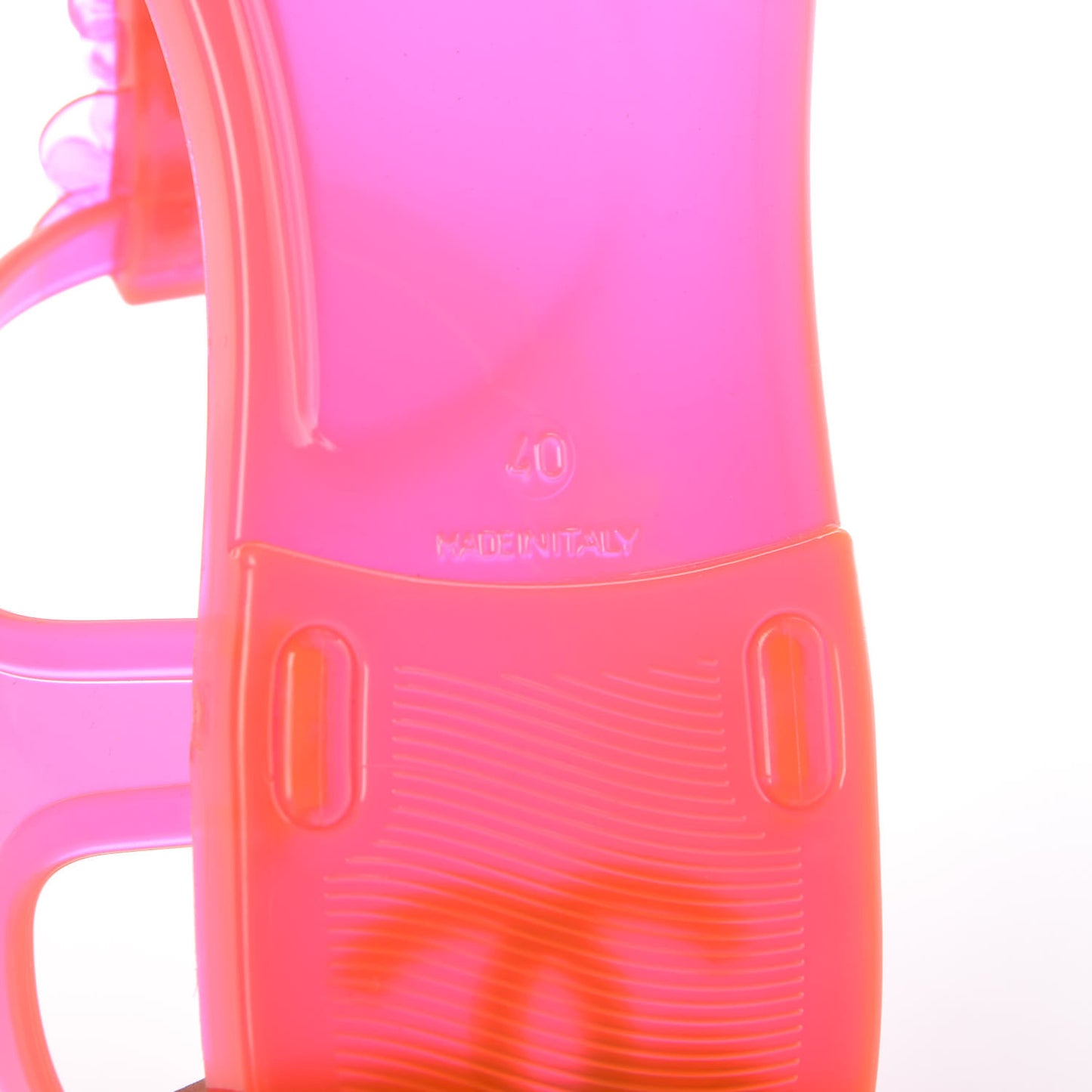Jelly Camellia Thong Sandals 40 Pink