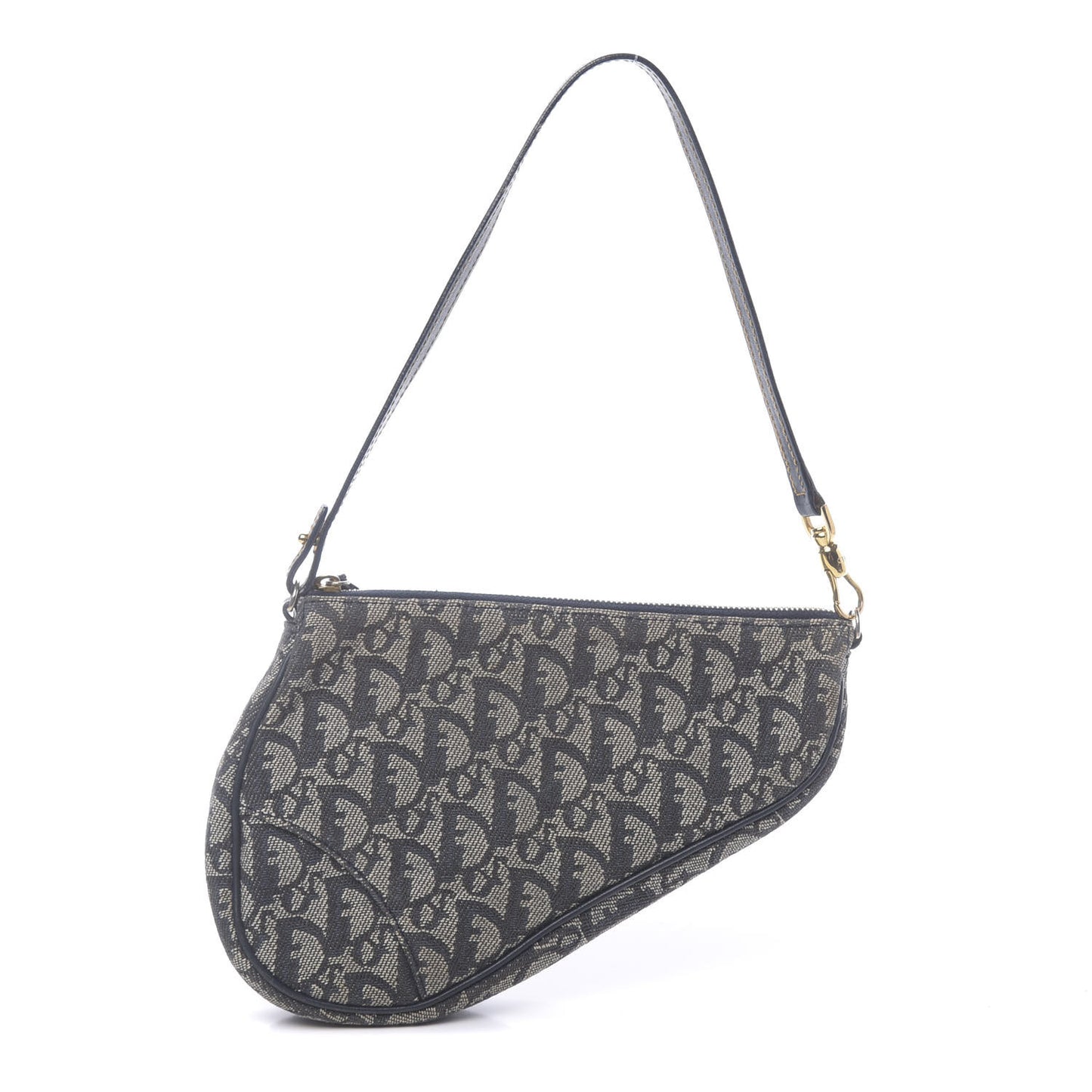 Monogram Mini Saddle Pochette Black