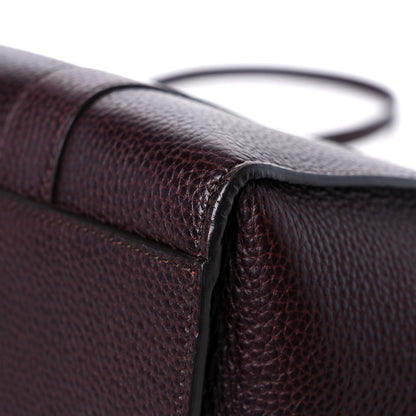 Mulberry Grain Vegetable Tanned Calfskin Small Zipped Bayswater Oxblood 11 of 15