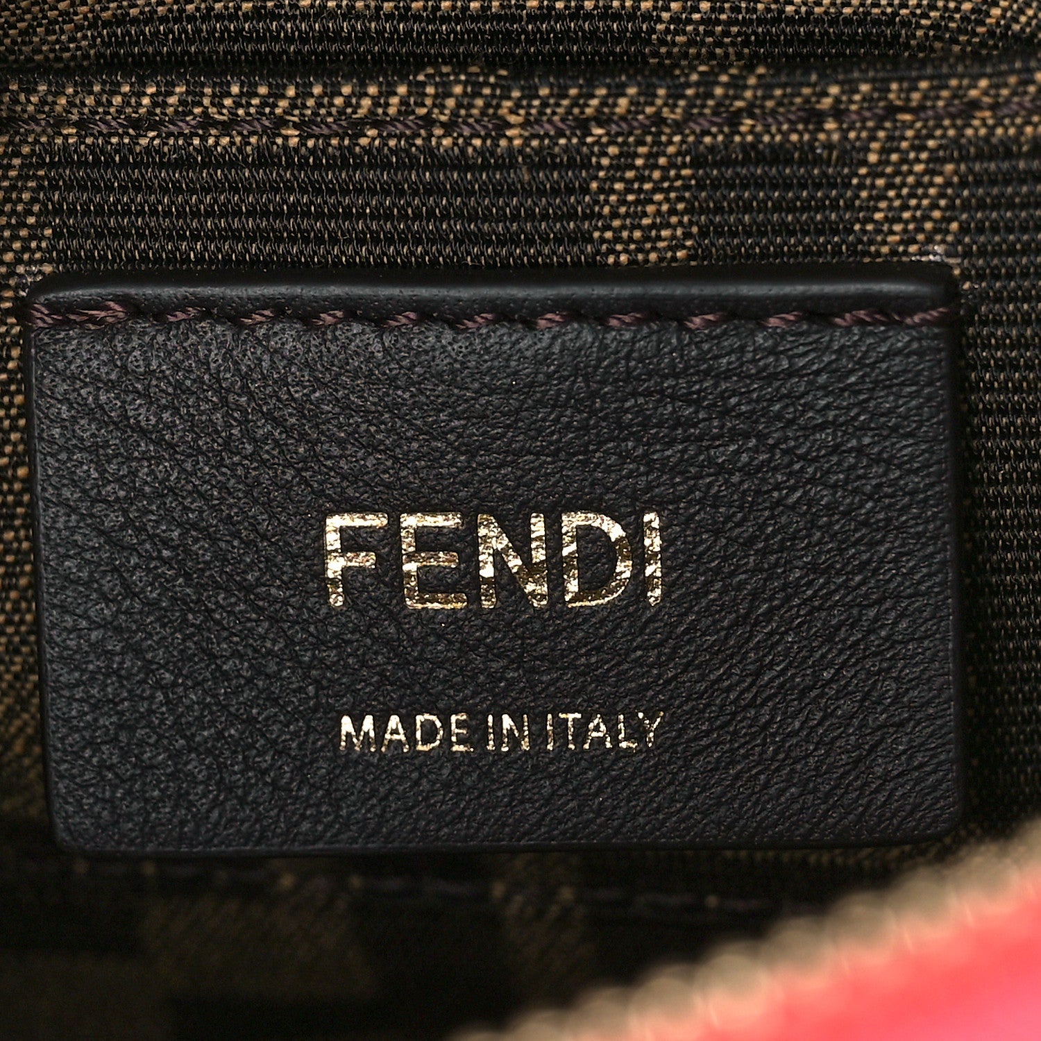 Fendi Vitello King Plexiglass Logo Embossed Mini By The Way Top Handle Boston Bag Pink Dalia 6 of 9