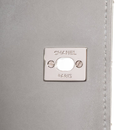 Chanel Vinyl Quilted In the Business Flap Bag Light Grey 10 of 10