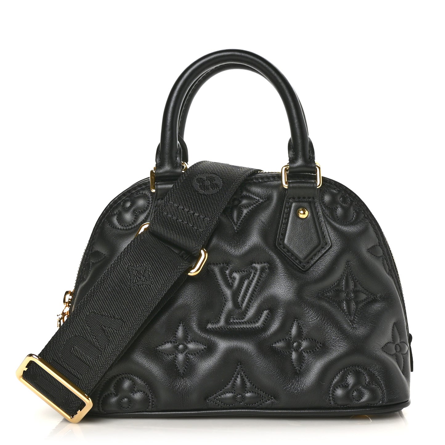 Calfskin Bubblegram Alma BB Black