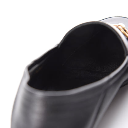 Gucci Lambskin Womens Brixton Horsebit Loafers 34.5 Black 16 of 20