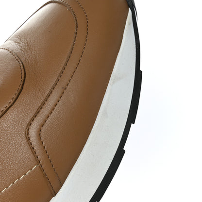 Hermes Calfskin Mens Drive Sneakers 46 Naturel 9 of 11