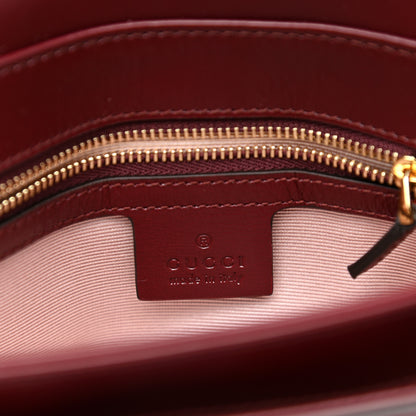Gucci Vitello Palmellato Lux Small Arli Flap Shoulder Bag Vintage Bordeaux 7 of 11